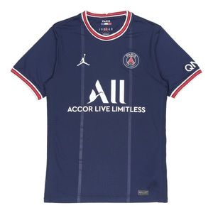 Air Jordan 21-22 Season Paris Saint-Germain Fan Edition Home Soccer Jersey XXL